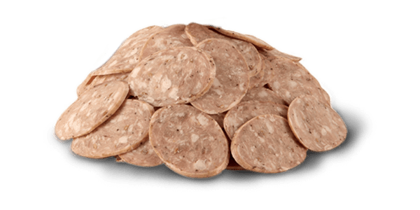 sliced sausage