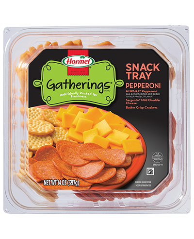 Hormel Gatherings Pepperoni Snack Tray